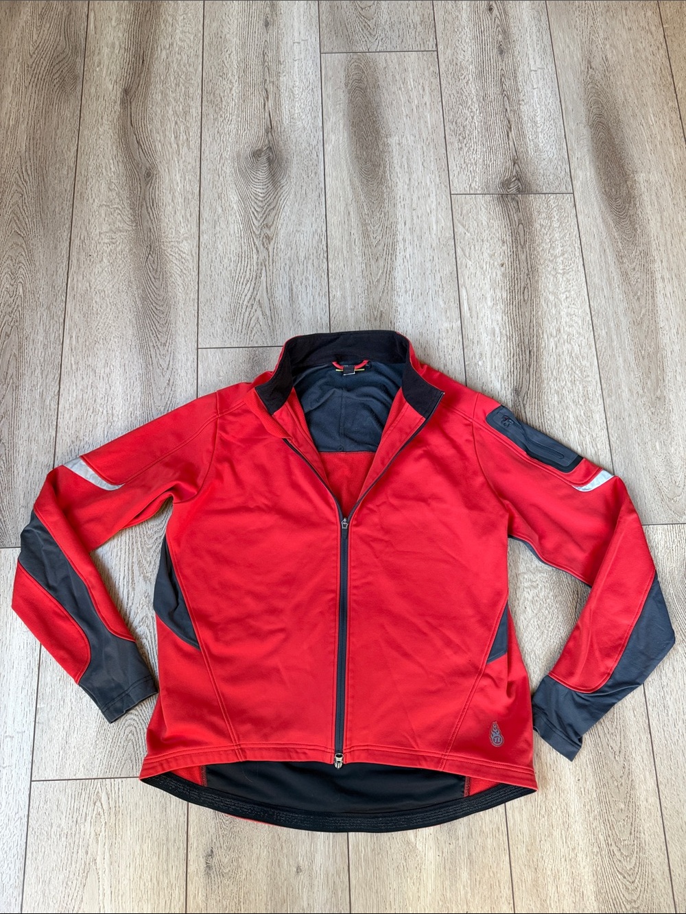 Novara Red and Black Performance Cycling Jacket
